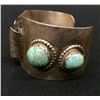 Image 1 : Vintage Sterling And Turquoise Navajo Watch Cuff