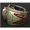 Image 2 : Chip Inlay Watch Cuff by Carl Allen Begay (Navajo)