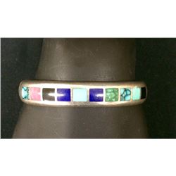 Channel Inlay Cuff Bracelet