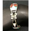 Image 3 : Navajo Inlay Cuff Bracelet