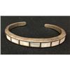 Image 1 : Mother of Pearl Channel Inlay Cuff Bracelet