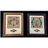 Image 1 : Pair of Framed Navajo Sandpaintings