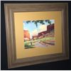 Image 1 : Another Circa 1950s Santa Fe Railroad Framed Calendar Print