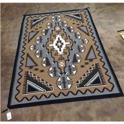 HUGE Two Grey Hills Navajo Textile