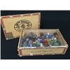 Image 3 : Hundreds of Antique Marbles in a 1932 Cigar Box