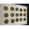 Image 2 : Group of 15 Vintage Brass Trade Tokens