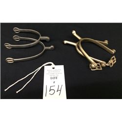 2 Pair of Vintage Military Spurs