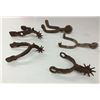 Image 2 : Old West Relics Lot of 5 Spurs