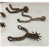 Image 5 : Old West Relics Lot of 5 Spurs