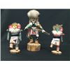 Image 1 : Group of 3 Navajo Kachina Dolls