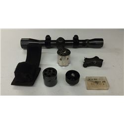 Misc. Gun Parts and Scope Lot