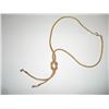 Image 1 : Gold Colored Knot Necklace