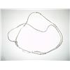 White Little Faux Pearl Silver Colored Necklace