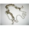Image 1 : Unique White and Gold Colored Chain Necklace