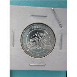 2 x 1/10 oz. .999 Silver - Steam Locomotive rounds
