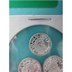 10 x 1 Gram .999 Silver Statue of Liberty rounds