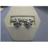Image 1 : New Blue Diamond heart design earrings