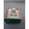 Image 2 : Freshwater pearl & crystal earring & ring set