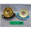Image 1 : 2 Bone China teacups & saucers