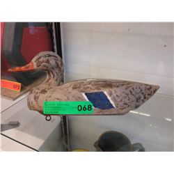 Working Balsa Wood duck decoy
