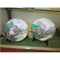 8 Thomas Kinkade "Cottage Series" collector plates