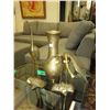 Image 1 : Brass vase & 2 brass crane decorations