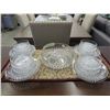 Image 1 : 17 Piece Glass dessert set