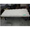 Image 1 : NEW - Bench with upholstered button tufted top