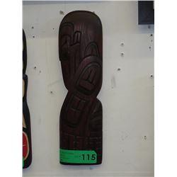 Signed - R. Krawchuk carving "Raven"