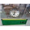 Image 1 : Solid bubble glass & brass pocket watch