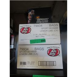 2 Cases of Jelly Belly Sport Beans-Lemon Lime