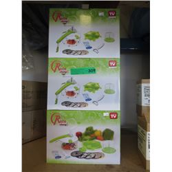3 New Roto Champ vegetable slicers