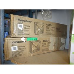 2 New "X" panel wine storage units