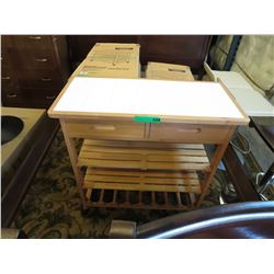 NEW - Rolling kitchen cart