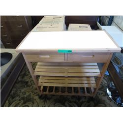 NEW - Rolling kitchen cart