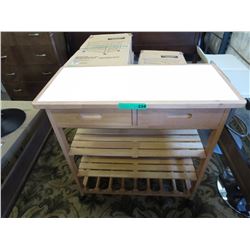 NEW - Rolling kitchen cart