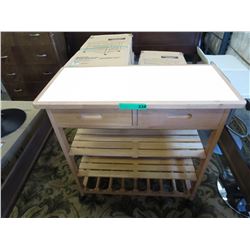 NEW - Rolling kitchen cart