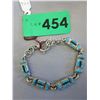 Image 1 : Sterling Silver & Blue Fire Opal Bracelet