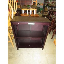 NEW - Wood book shelf with espresso finish