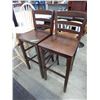 Image 1 : 2 NEW Solid Wood Counter Height Chairs