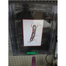 Richard Shorty framed print -  "Feather"