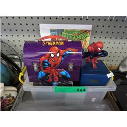 Spiderman memorabilia - like new condition