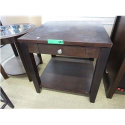 NEW - End table with drawer