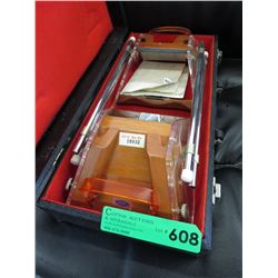 Vintage stereoscope in case