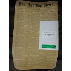 1976 Sporting News Issue 1 Volume 1 - Reissue