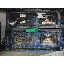 2 R/C helicopters