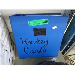 400 Hockey cards in binder