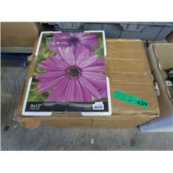 NEW - Case of rimless 9" x 12" picture frames.