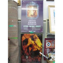 2 Framed movie posters