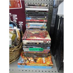 40 Movie DVDs - used, approximate count